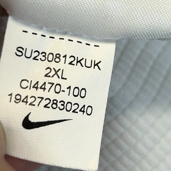 Ricky Proehl Power of Play Foundation Polo Shirt Men's 2XL Nike White Panthers - Picture 9 of 10